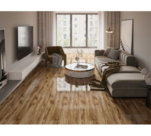 Глянцевый ламинат 12мм 33 класс Mostflooring High Glossy 11902 Дуб рустик