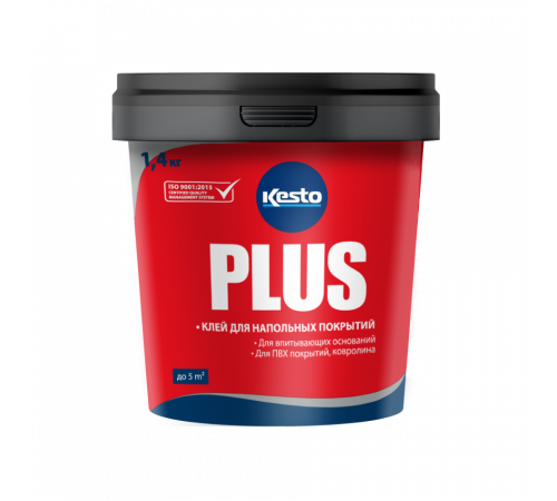 Клей для ПВХ и текстильных напольных покрытий  Kesto PLUS 1.4 кг