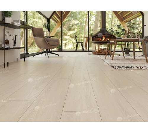 LVT плитка Alpine Floor Easy Line ECO 3-14 Дуб Снежный