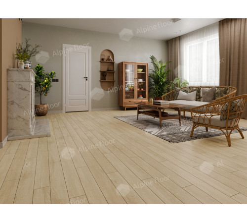 Кварцвиниловый SPC пол Alpine Floor Grand Sequoia Village ECO 11-507 Камфора