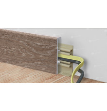 Плинтус из вспененного ПВХ Alpine Floor by Rico Concept RC80105 Дуб каньон кремовый