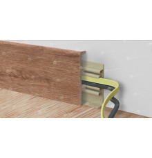Плинтус из вспененного ПВХ Alpine Floor by Rico Concept RC80208 Кедр бурбон
