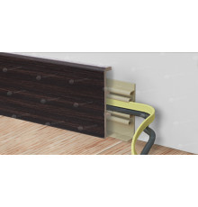 Плинтус из вспененного ПВХ Alpine Floor by Rico Concept RC80209 Венге Мали
