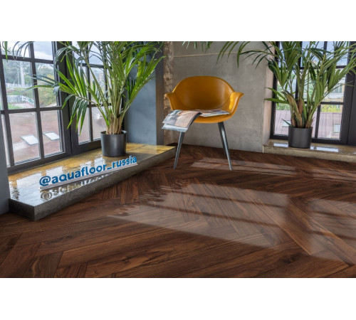 Кварцвиниловый паркет Английская ёлочка Aquafloor Parquet Plus AF6025PQN+