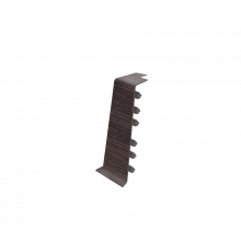 Угол внешний для Плинтуса ПВХ CESAR Hi-Line Prestige 200 Темный Венге