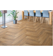 Кварц-виниловый SPC пол Floor Factor HERRINGBONE TOBACCO BRAUN OAK (HB.15)