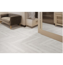 Кварц-виниловый SPC пол Floor Factor HERRINGBONE WHITE SMOKE OAK (HB.02)