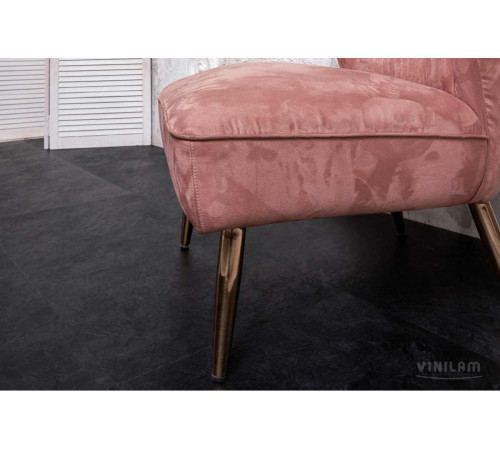 Кварцвиниловый пол Vinilam Ceramo STONE 61607 Сланцевый Черный