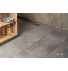 Кварцвиниловый пол Vinilam Ceramo STONE 71610 Цемент Cтальной