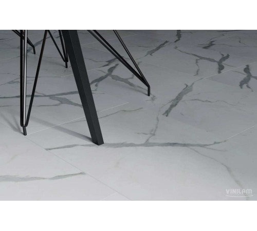 Кварцвиниловый пол Vinilam Ceramo STONE 87999 Греческий Мрамор