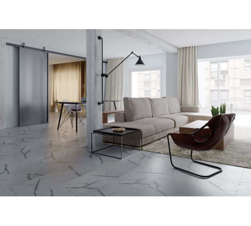 Кварцвиниловый пол Vinilam Ceramo STONE 87999 Греческий Мрамор