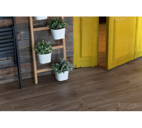 Кварцвиниловая LVT плитка Vinilam CLICK 3,7мм 14609 Дуб Ваймар