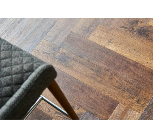 Кварцвиниловый пол Vinilam Parquet Herringbone IS11155 Паркет Парижский