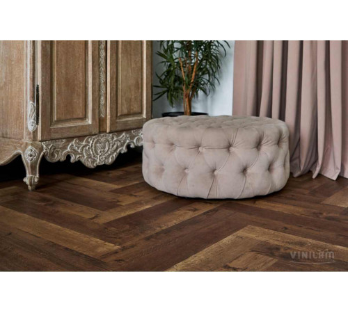 Кварцвиниловый пол Vinilam Parquet Herringbone IS11177 Паркет Версальский