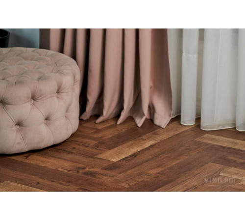 Кварцвиниловый пол Vinilam Parquet Herringbone IS11177 Паркет Версальский