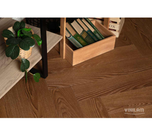 Кварцвиниловый пол Vinilam Parquet Herringbone IS11200 Паркет Винсент